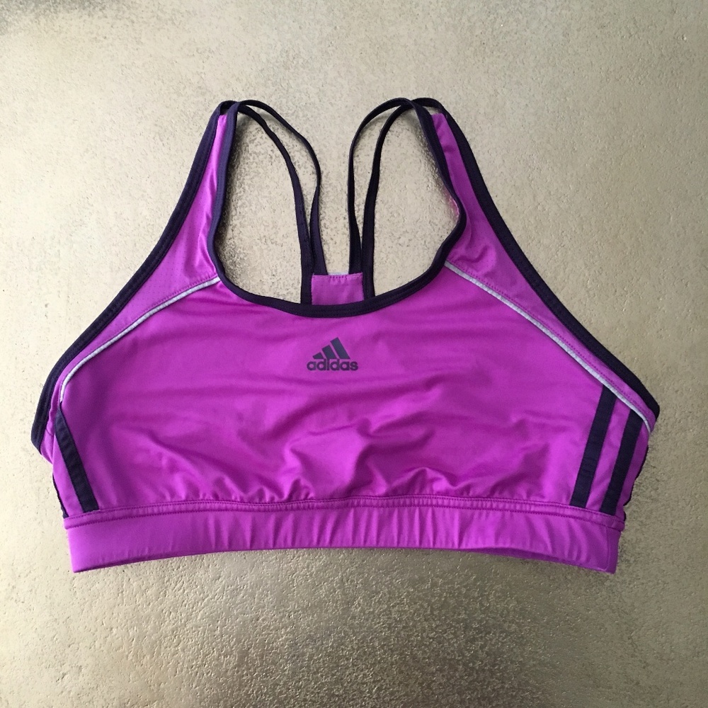 Adidas Climalite Racerback Sports Bra - EUC